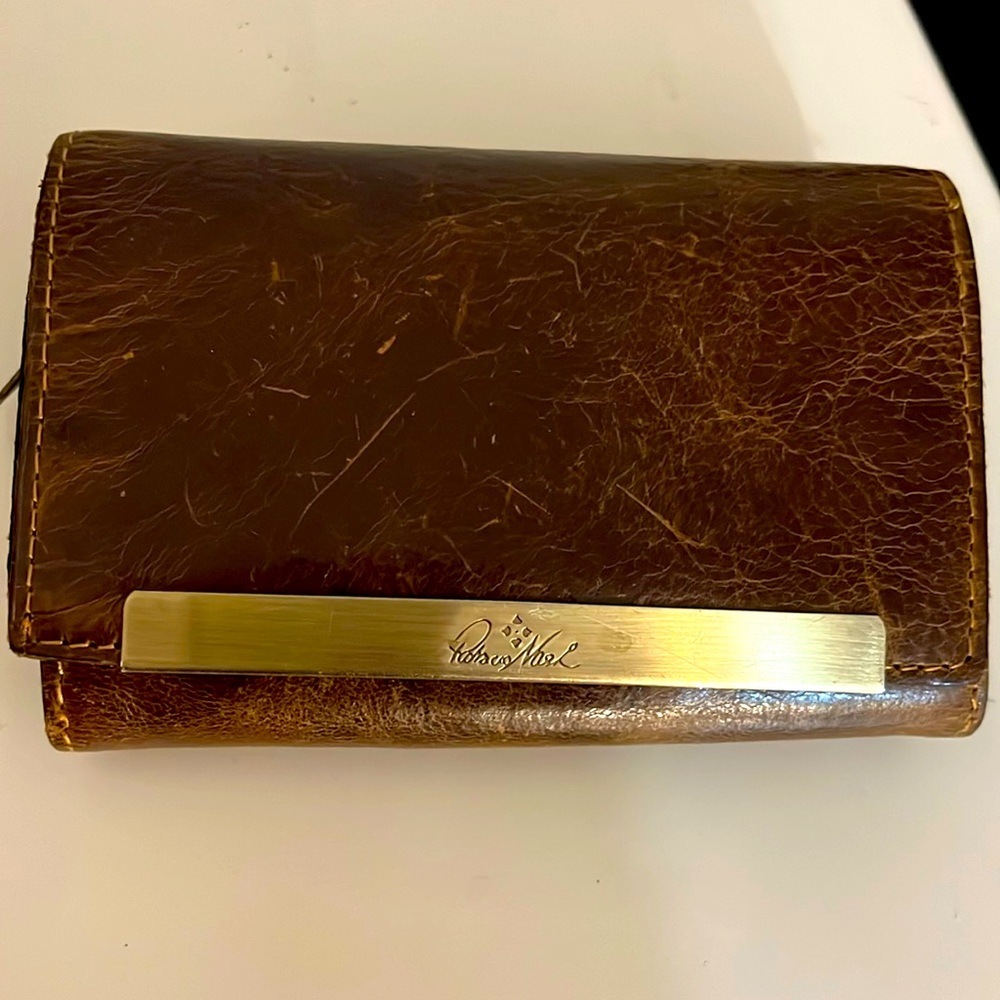 Patricia Nash Brown Leather Wallet